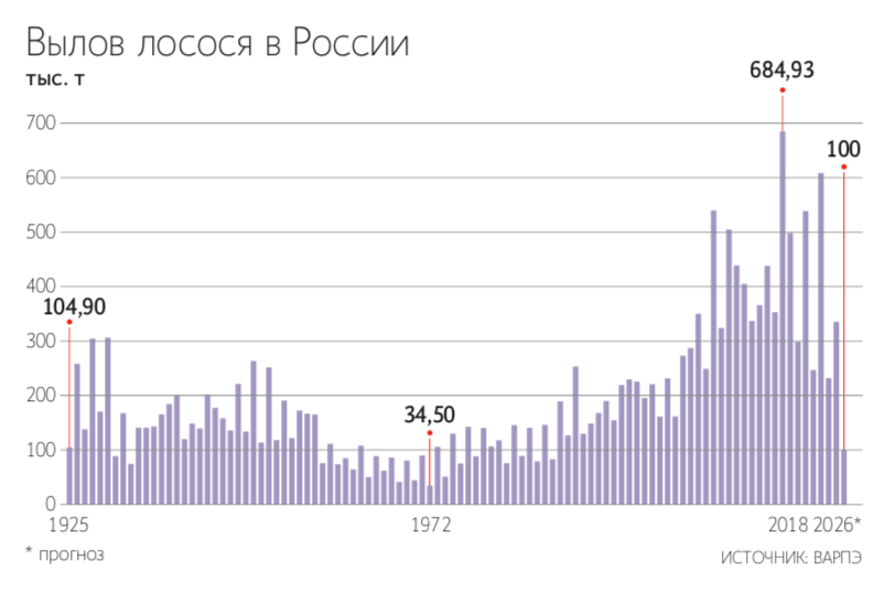 По мнению экспертов, в ближайшие годы вылов отечественного дикого лосося будет сосуществовать с закупками импортного аквакультурного