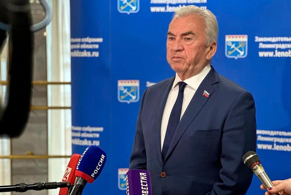 Бебенин занимает пост председателя заксобрания Ленинградской области с 2012 г.