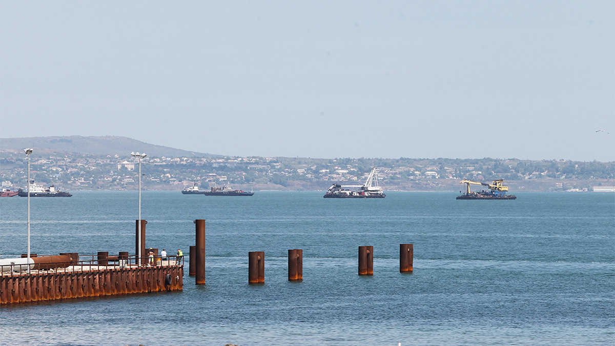 Танкер класса «река – море» «Александр Невский» осуществляет перевозки в акватории Черного и Азовского морей