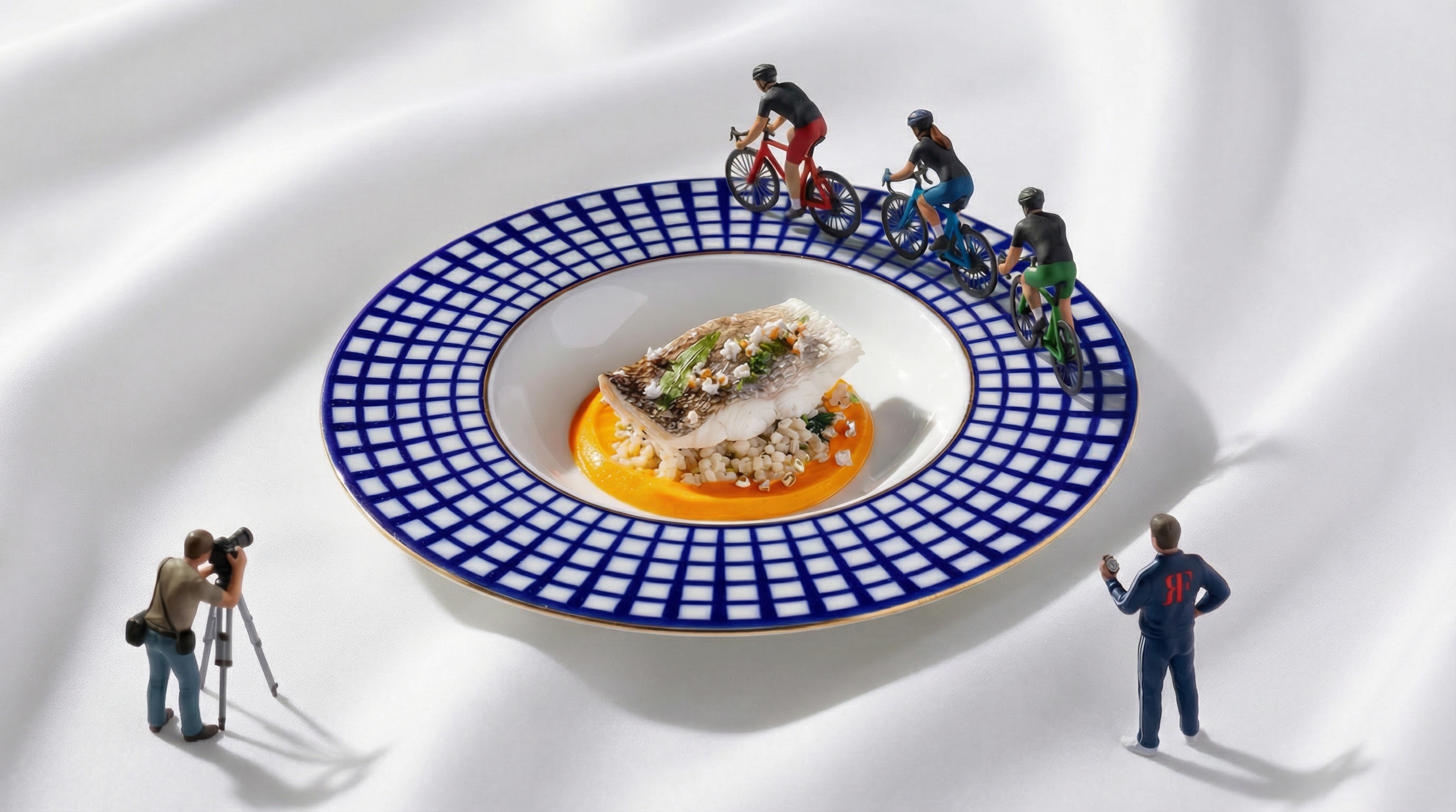 Филе атлантического сибаса на пару с пюре из сладкого картофеля